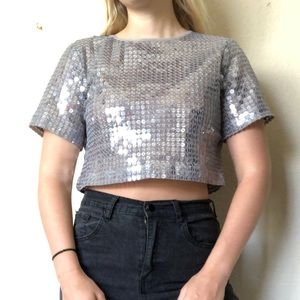 Retro Disco Crop Top
